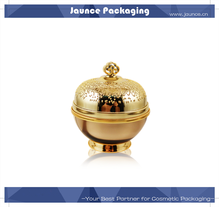 Acrylic Golden Bottle and Jar