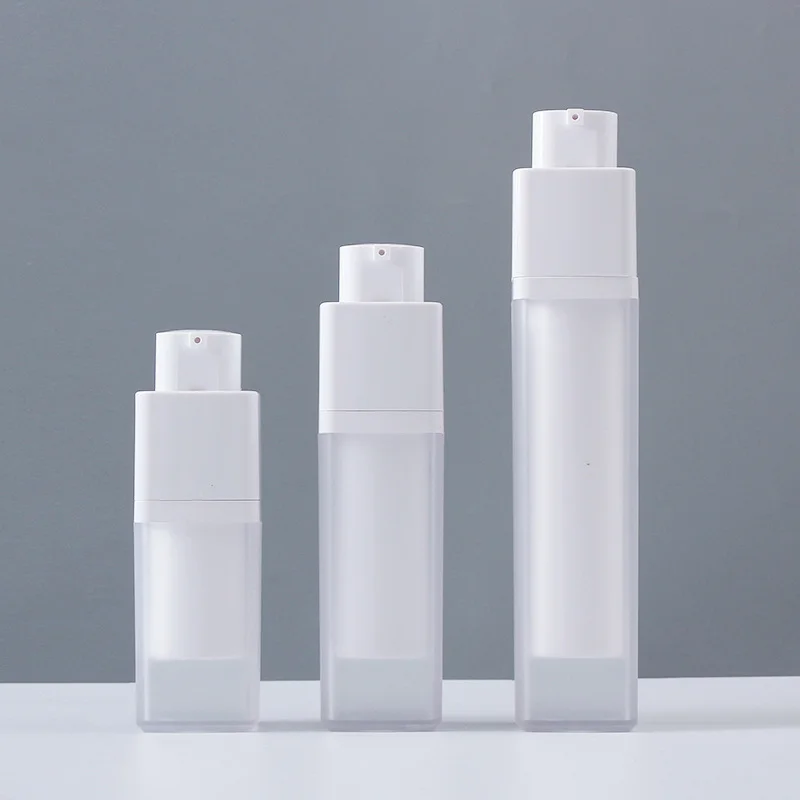 Square Airless Bottle with Pump