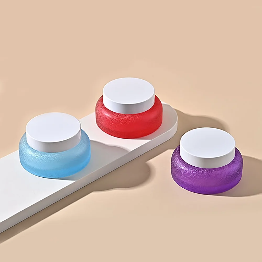 jaunce-industrial-tactile-frosted-skincare-jars-clean-beauty-packaging