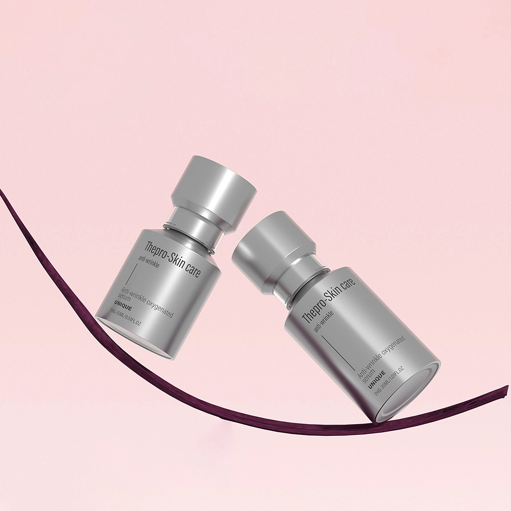 jaunce industrial airless bottle packaging for active skincare products