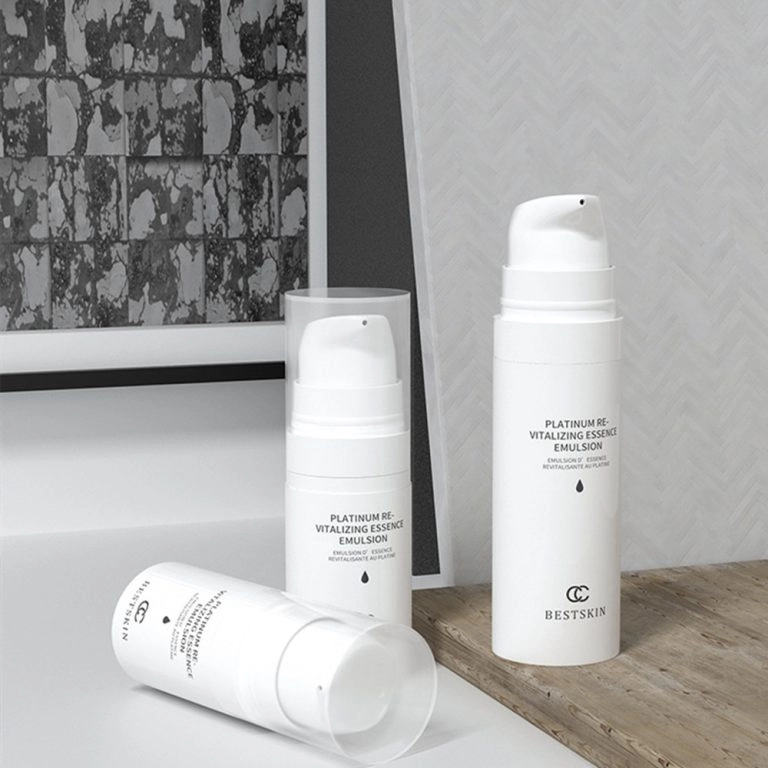jaunce industrial pp airless serum bottles with custom screen printing