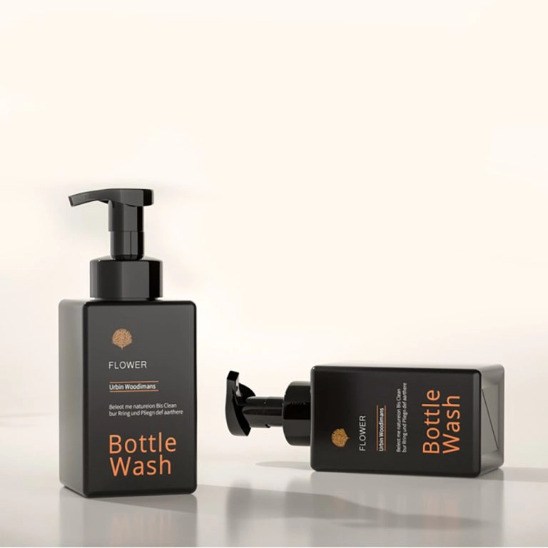 jaunce industrial screen printed petg cosmetic pump bottles